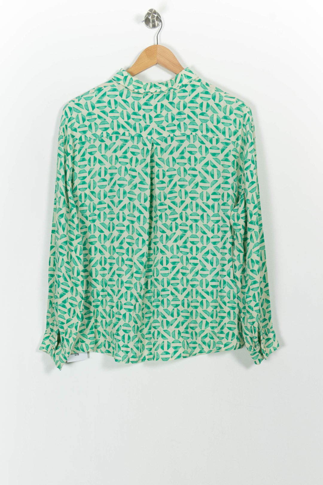 Chemise verte à motifs - Taille S/36 de la marque Grace & Mila | PARAD38441 - Vendu par Paradigme - Image 4