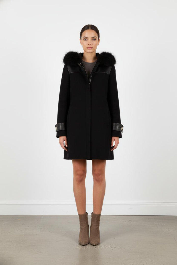 Manteau Noir - Taille S/36