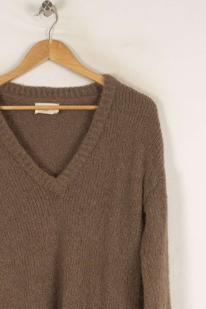 Pull Marron - Taille M/38 de la marque American Vintage | PARAD38529 - Vendu par Paradigme - Image 2