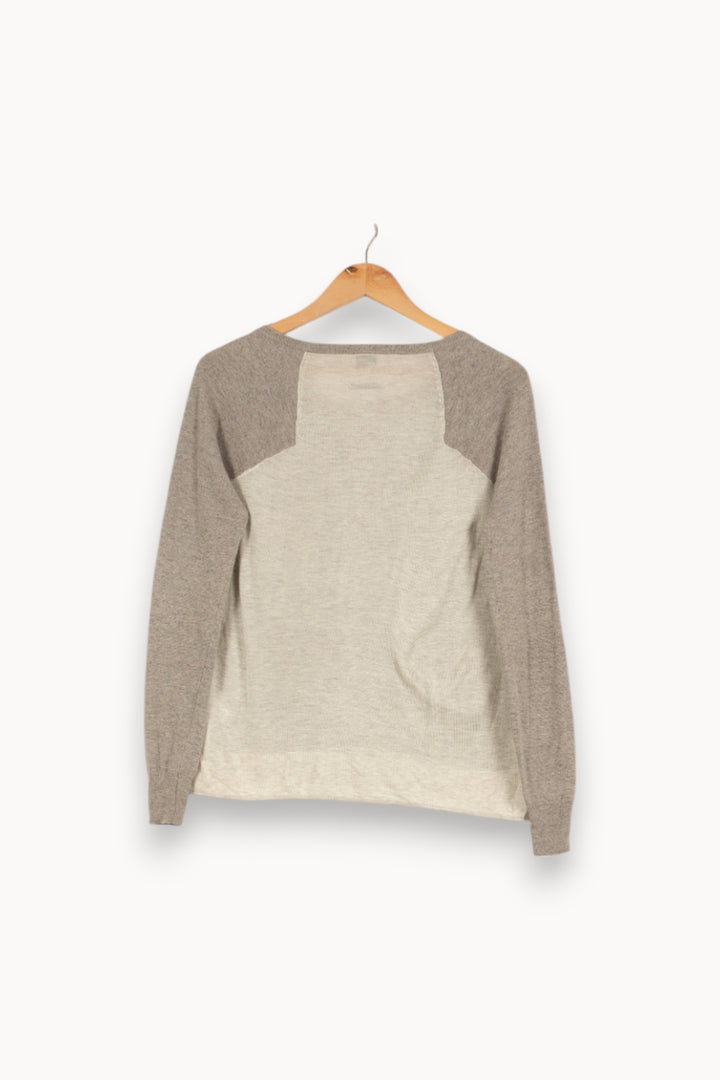 Pull gris - Taille S/36 de la marque Karl Marc John | PARAD38532 - Vendu par Paradigme - Image 3