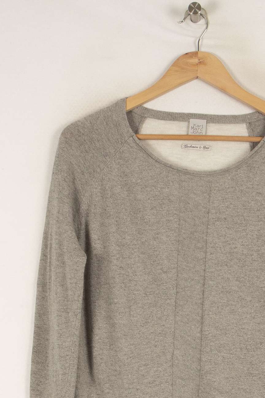 Pull gris - Taille S/36 de la marque Karl Marc John | PARAD38532 - Vendu par Paradigme - Image 2