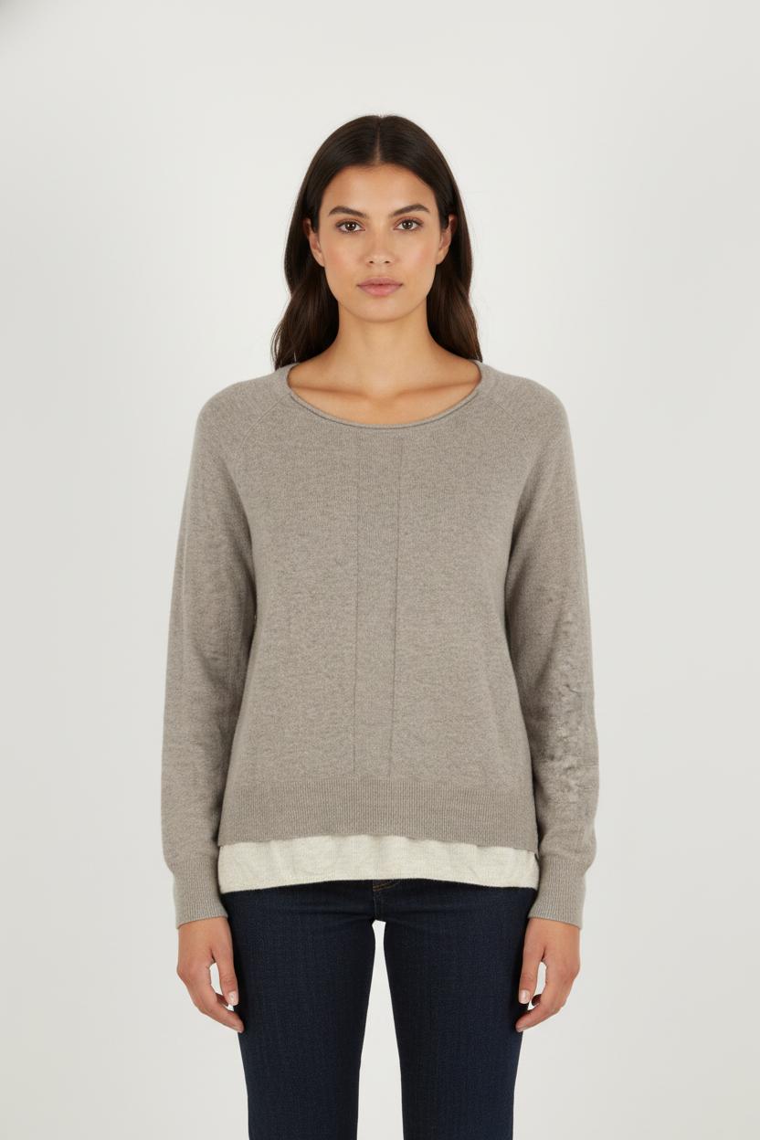 Pull gris - Taille S/36