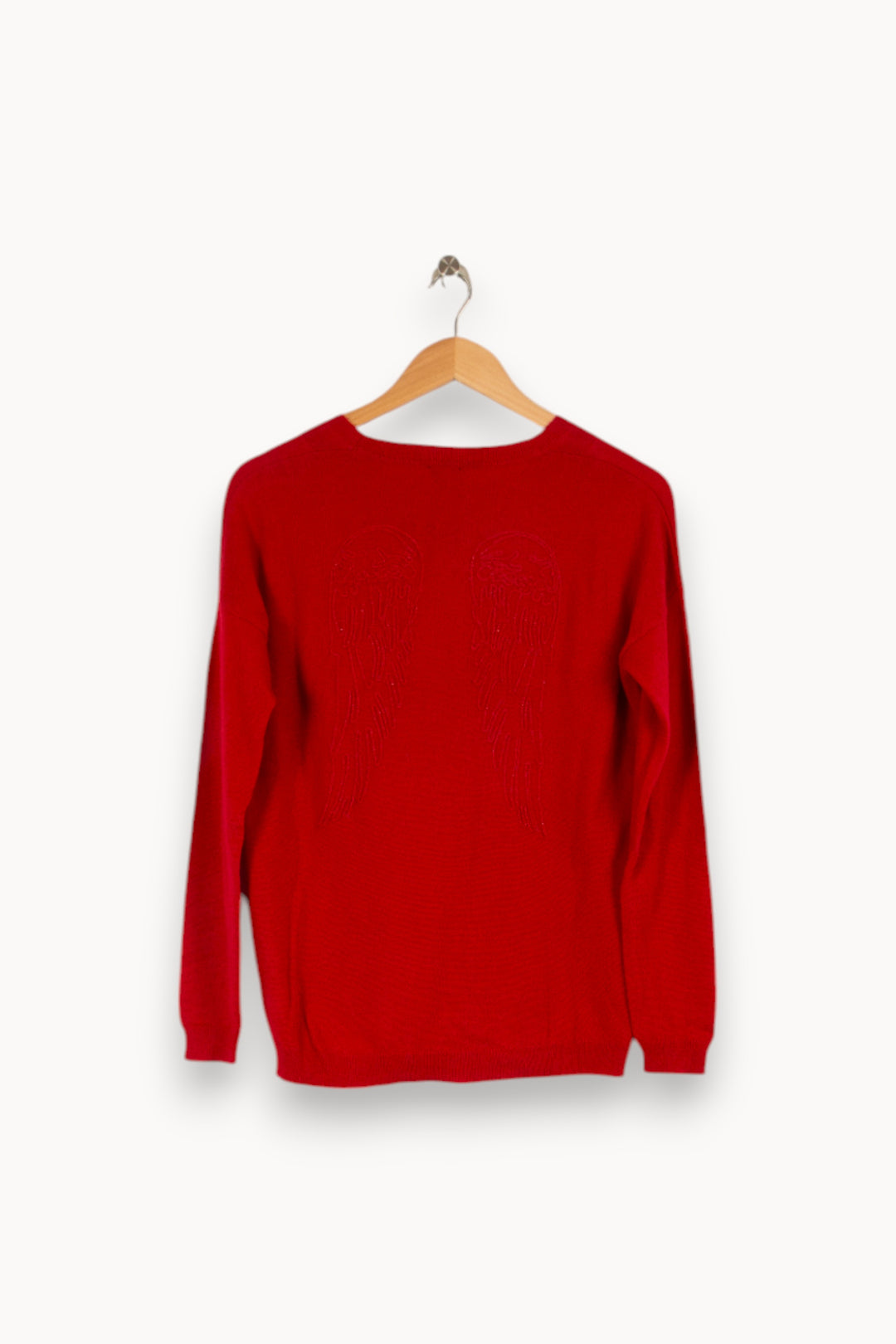 Pull Rouge - Taille S/36 de la marque Bérénice | PARAD38537 - Vendu par Paradigme - Image 3