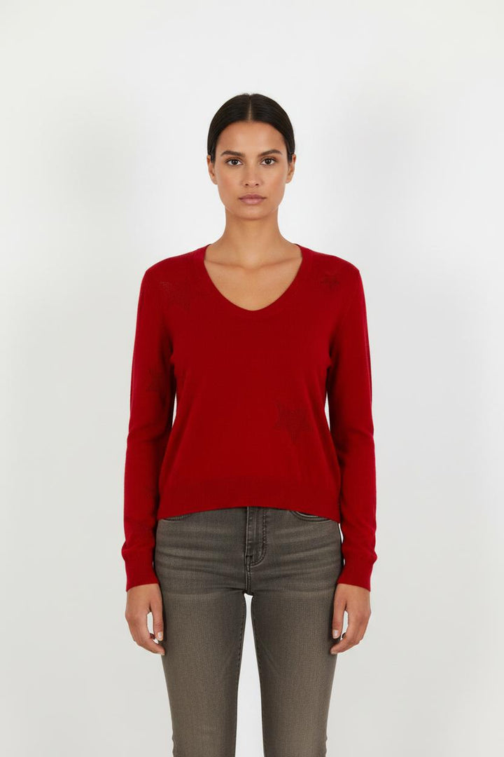 Pull Rouge - Taille S/36