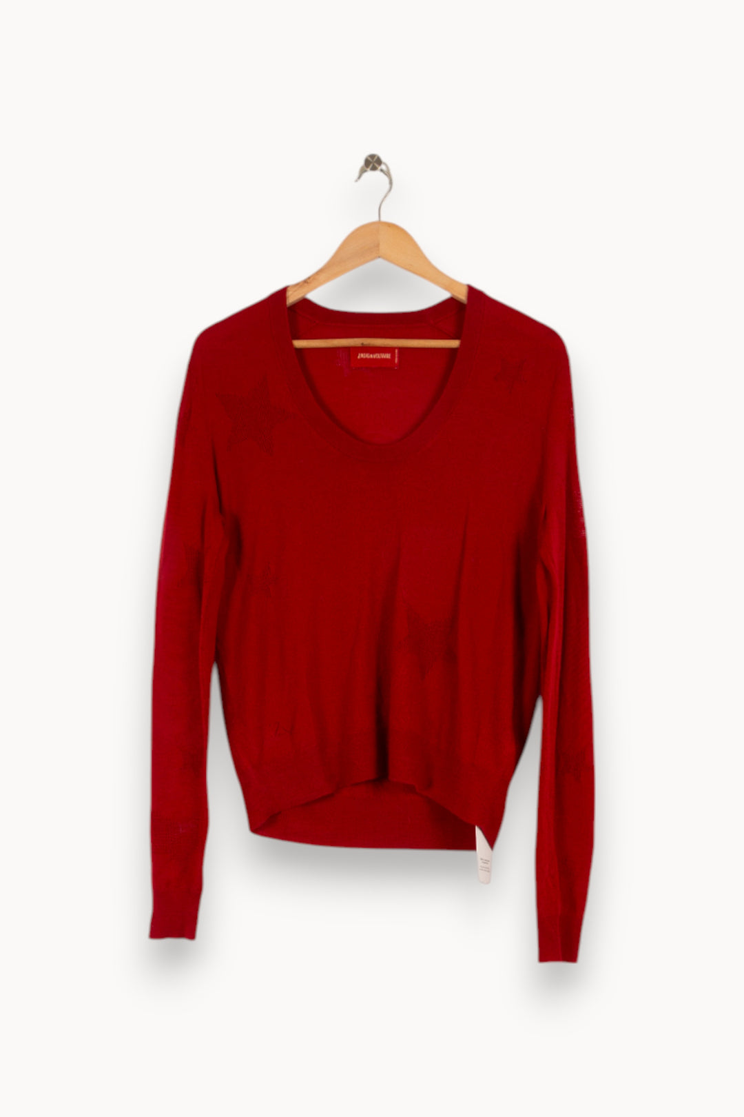 Pull Rouge - Taille S/36 de la marque Zadig&Voltaire | PARAD38540 - Vendu par Paradigme - Image 1