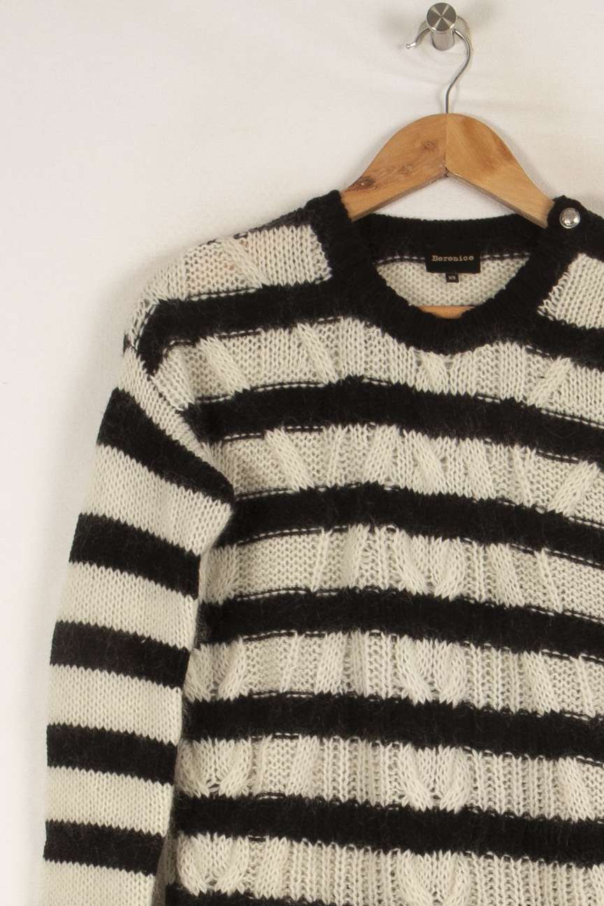 Robe noire et blanche - Taille XS/34 de la marque Bérénice | PARAD38541 - Vendu par Paradigme - Image 2