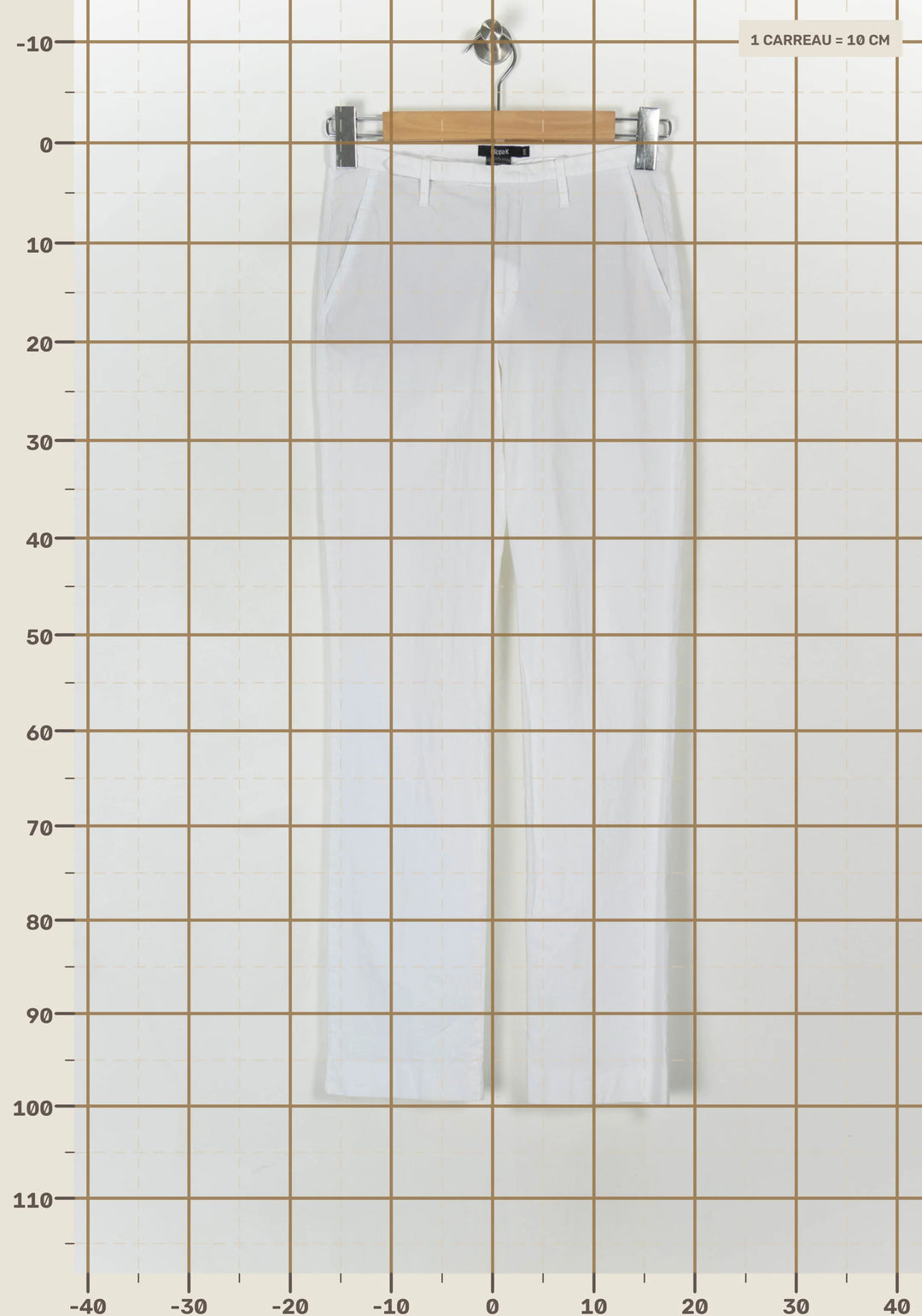 Pantalon blanc - Taille XXS/32 de la marque Filippa K | PARAD38571 - Vendu par Paradigme - Image 4