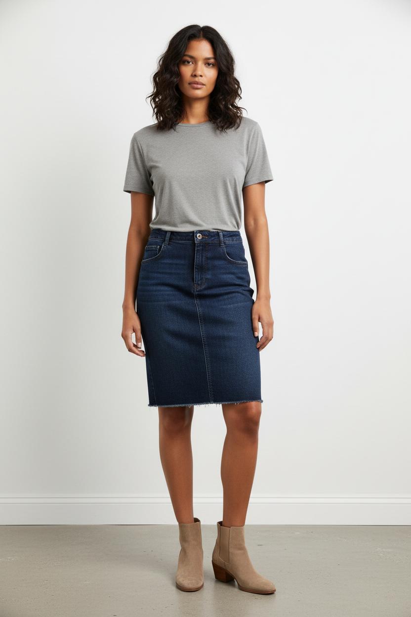 Jupe bleue - Taille S/36