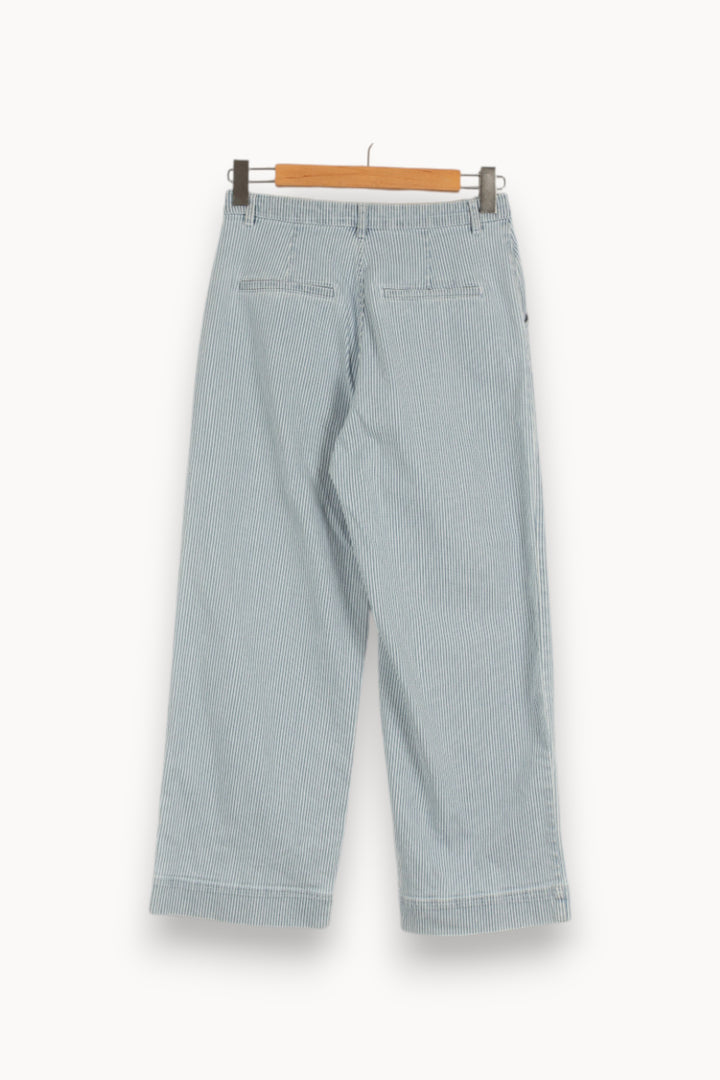 Pantalon bleu et blanc rayé - Taille S/36 de la marque I.Code | PARAD38606 - Vendu par Paradigme - Image 3
