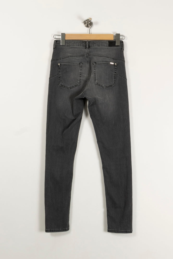 Jean Gris - Taille S/36 de la marque IKKS | PARAD38642 - Vendu par Paradigme - Image 4