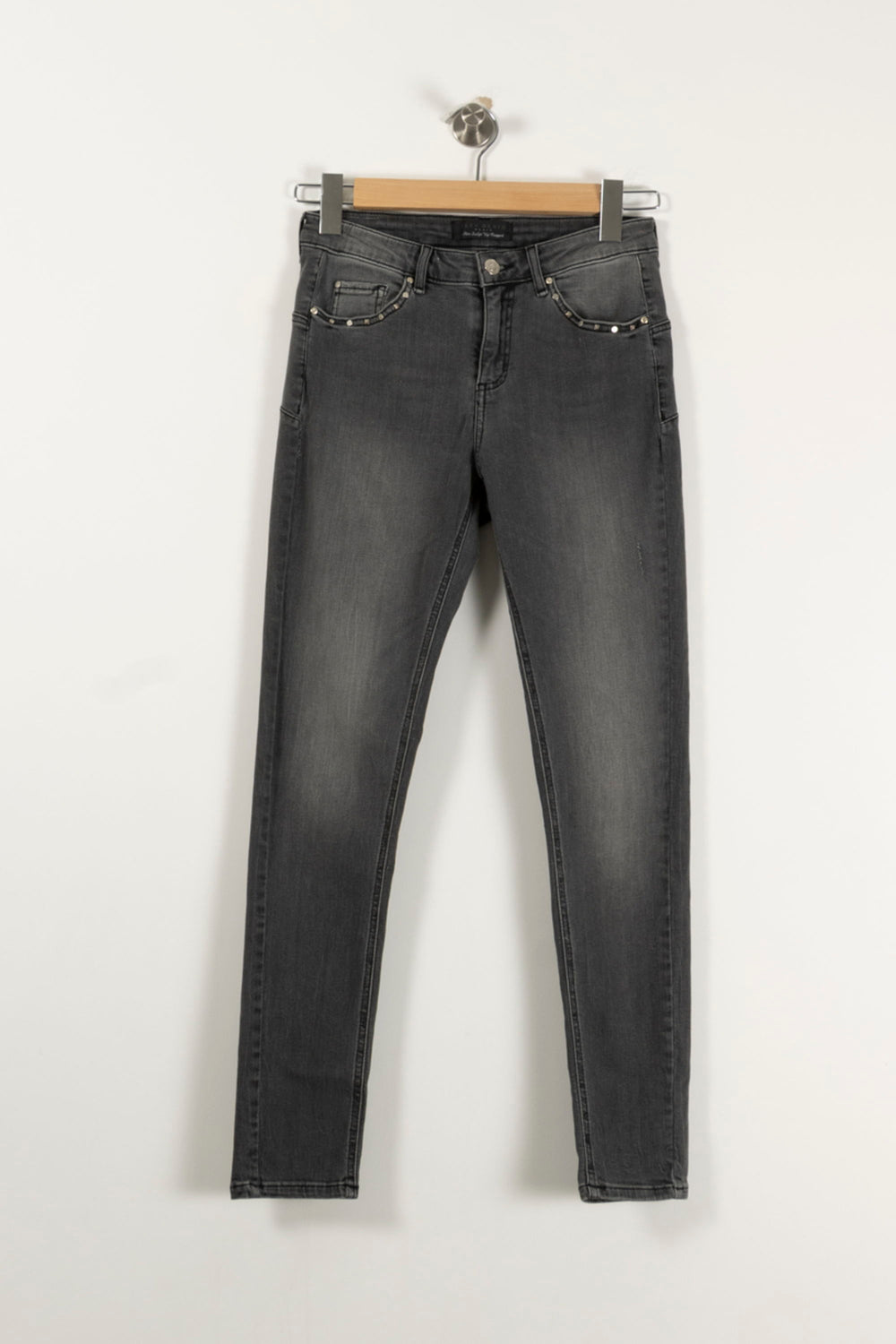Jean Gris - Taille S/36 de la marque IKKS | PARAD38642 - Vendu par Paradigme - Image 2