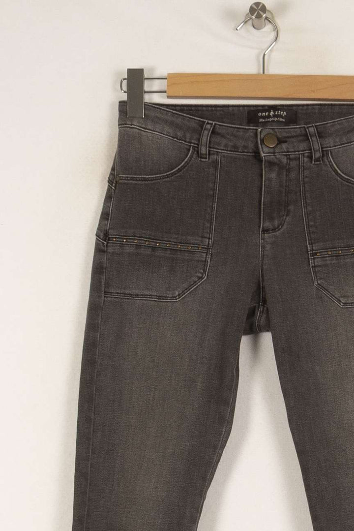 Jean Noir - Taille S/36 de la marque One Step | PARAD38648 - Vendu par Paradigme - Image 2