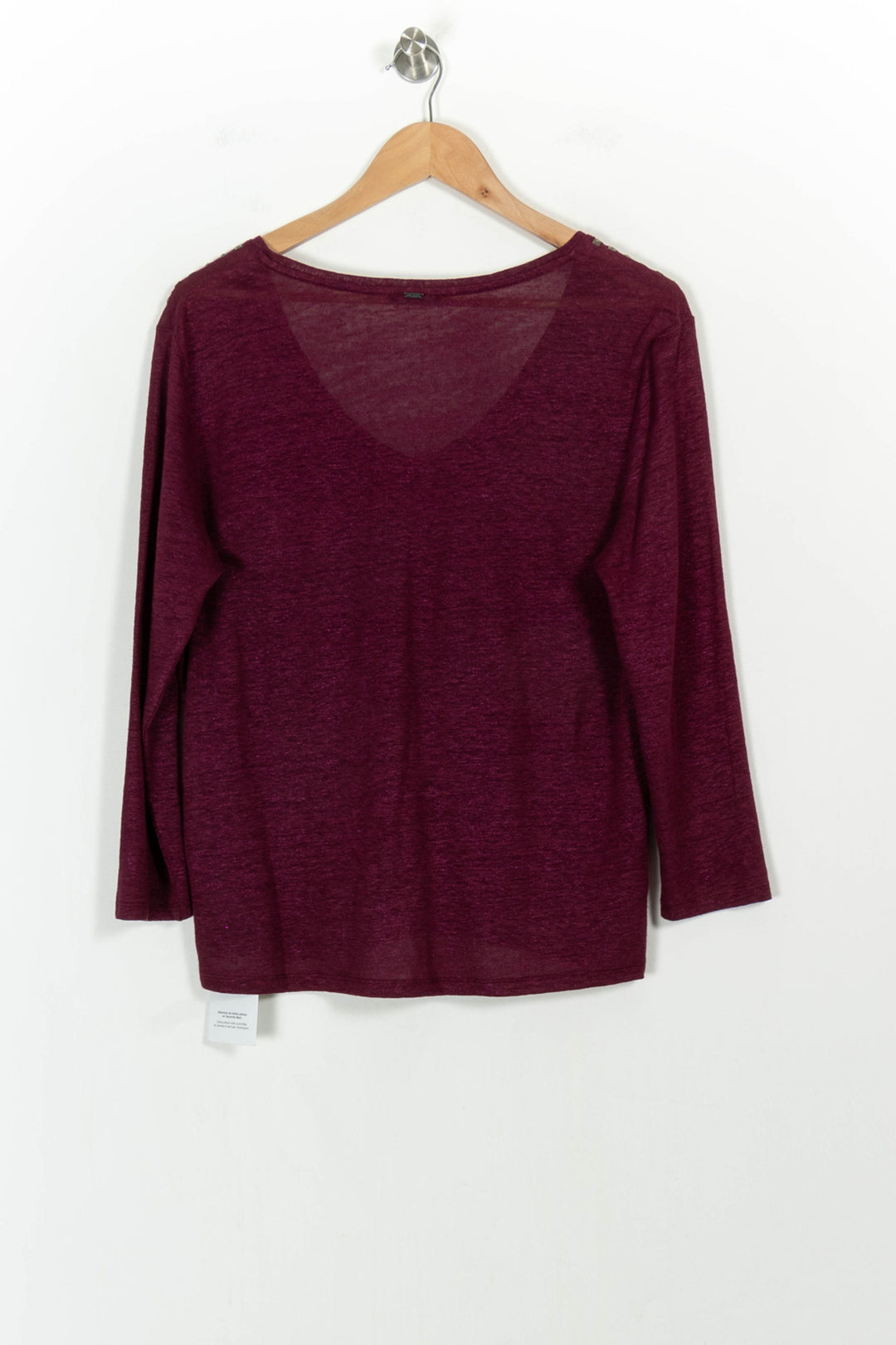 T-shirt Bordeaux - Taille M/38 de la marque IKKS | PARAD38650 - Vendu par Paradigme - Image 4
