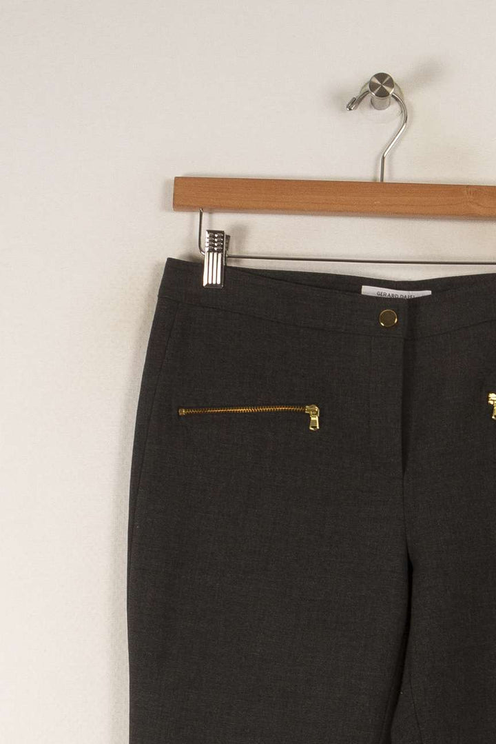 Pantalon gris - Taille M/38 de la marque Gerard Darel | PARAD38724 - Vendu par Paradigme - Image 2