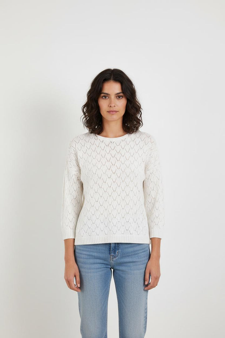 Pull blanc - Taille XS/34