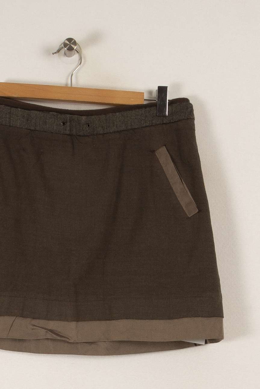 Jupe marron - Taille M/38 de la marque IKKS | PARAD38738 - Vendu par Paradigme - Image 2
