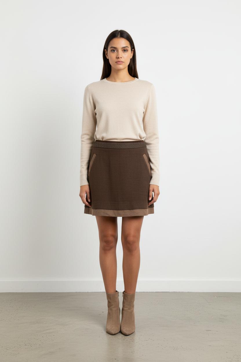 Jupe marron - Taille M/38