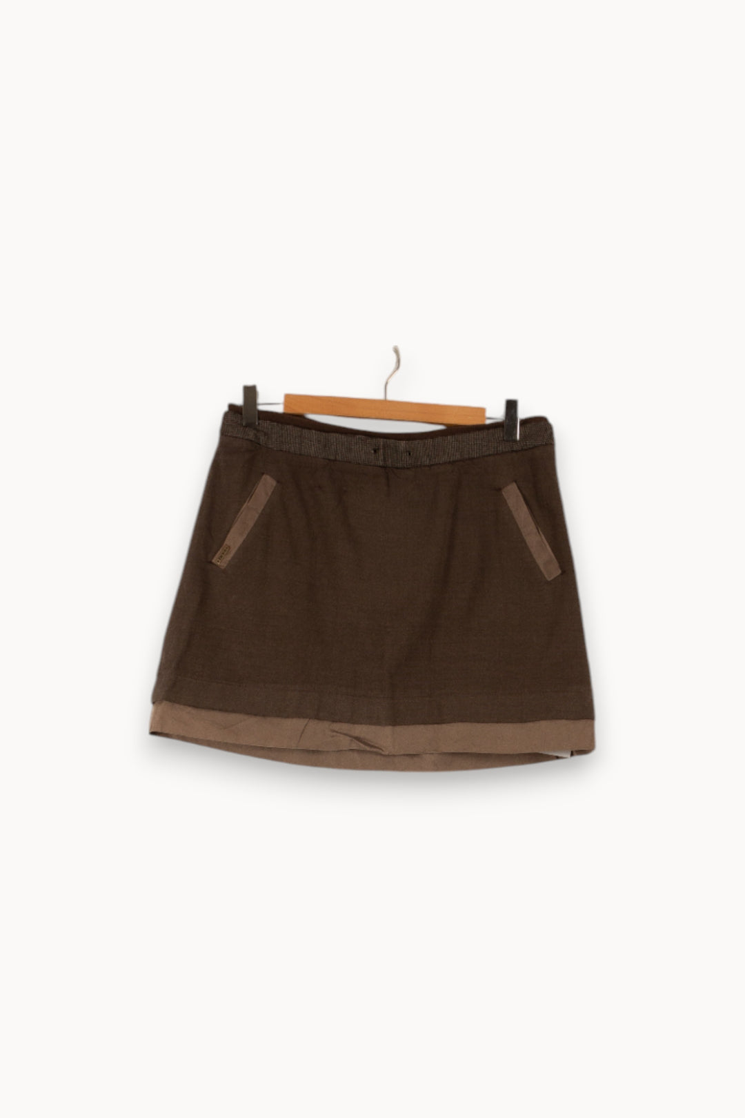 Jupe marron - Taille M/38 de la marque IKKS | PARAD38738 - Vendu par Paradigme - Image 1