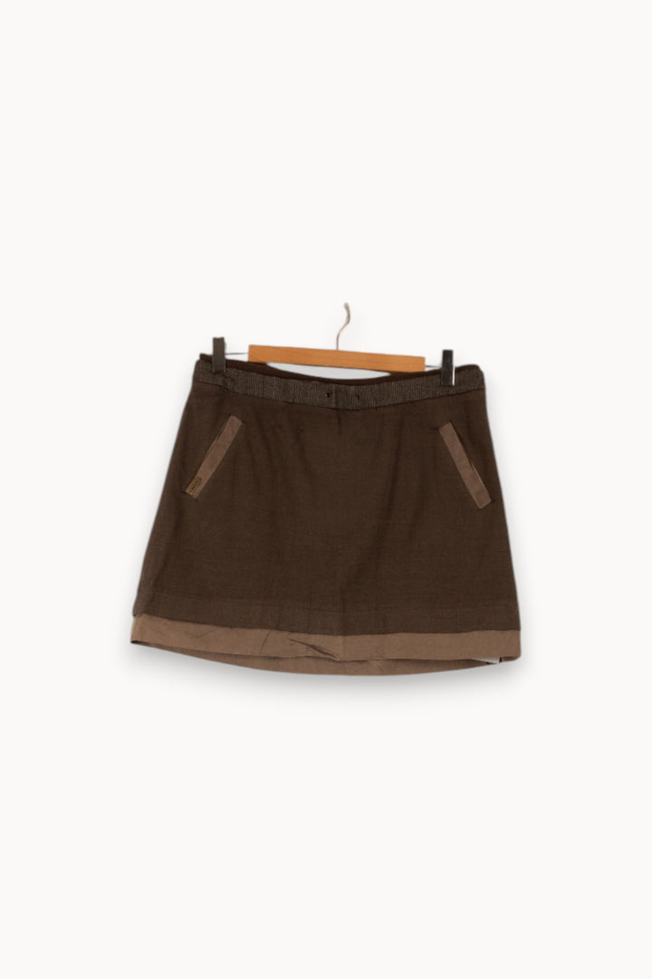 Jupe marron - Taille M/38 de la marque IKKS | PARAD38738 - Vendu par Paradigme - Image 1