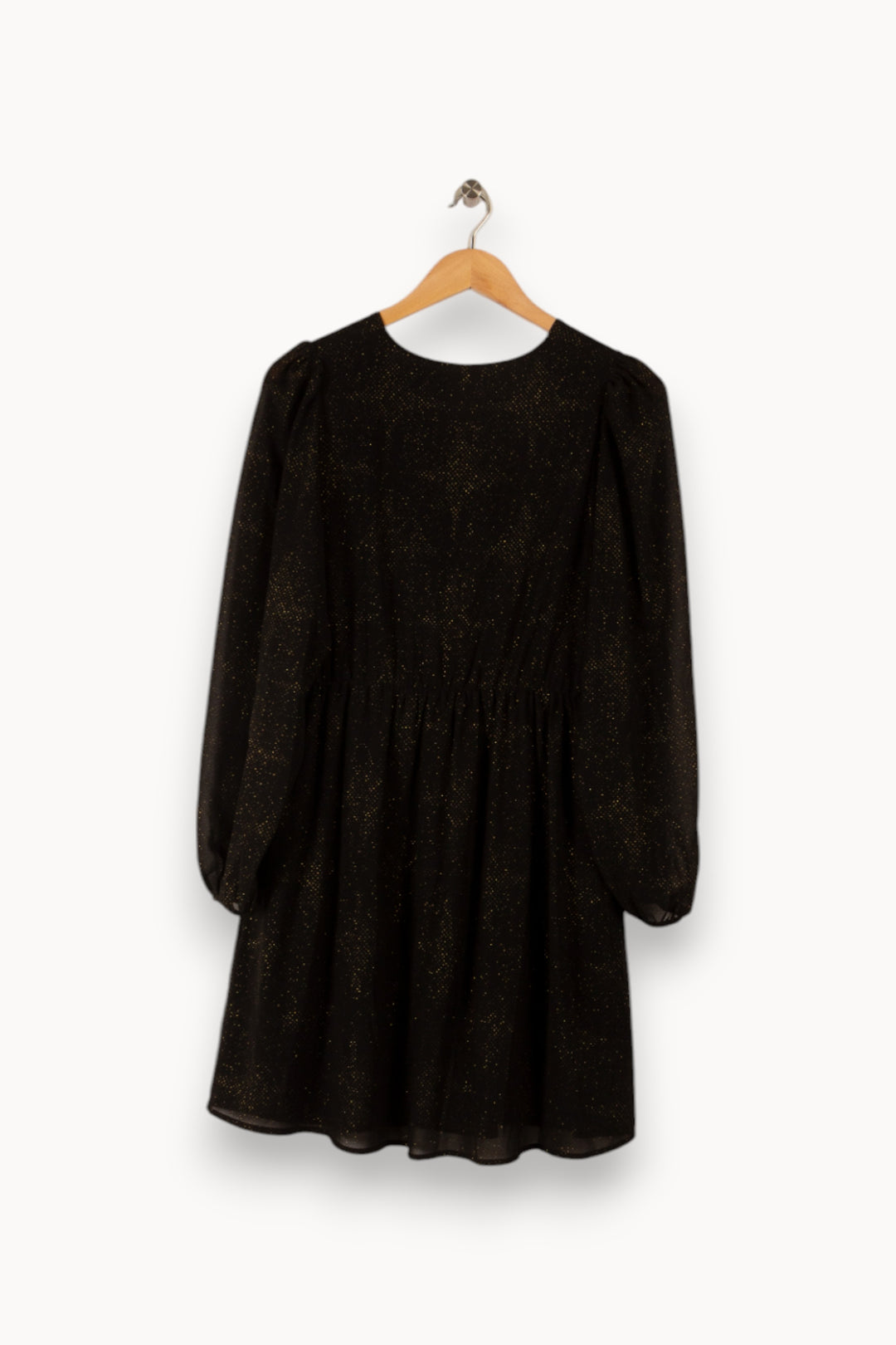 Robe noire à motifs - Taille S/36 de la marque La Fée Maraboutée | PARAD38749 - Vendu par Paradigme - Image 3