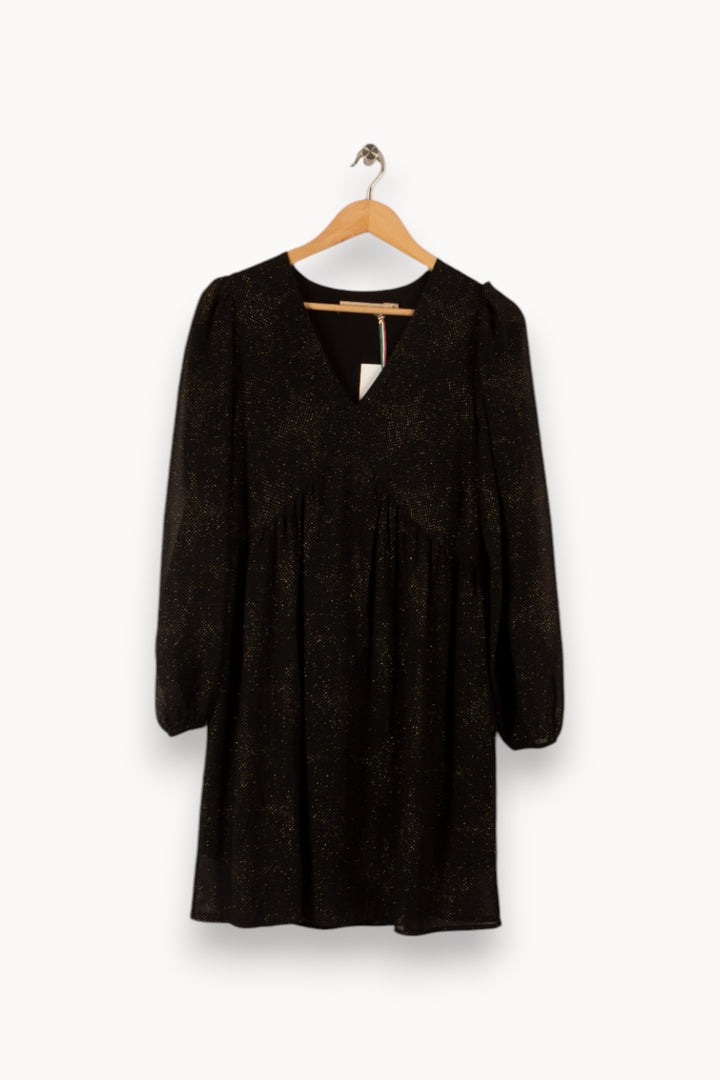 Robe noire à motifs - Taille S/36 de la marque La Fée Maraboutée | PARAD38749 - Vendu par Paradigme - Image 1