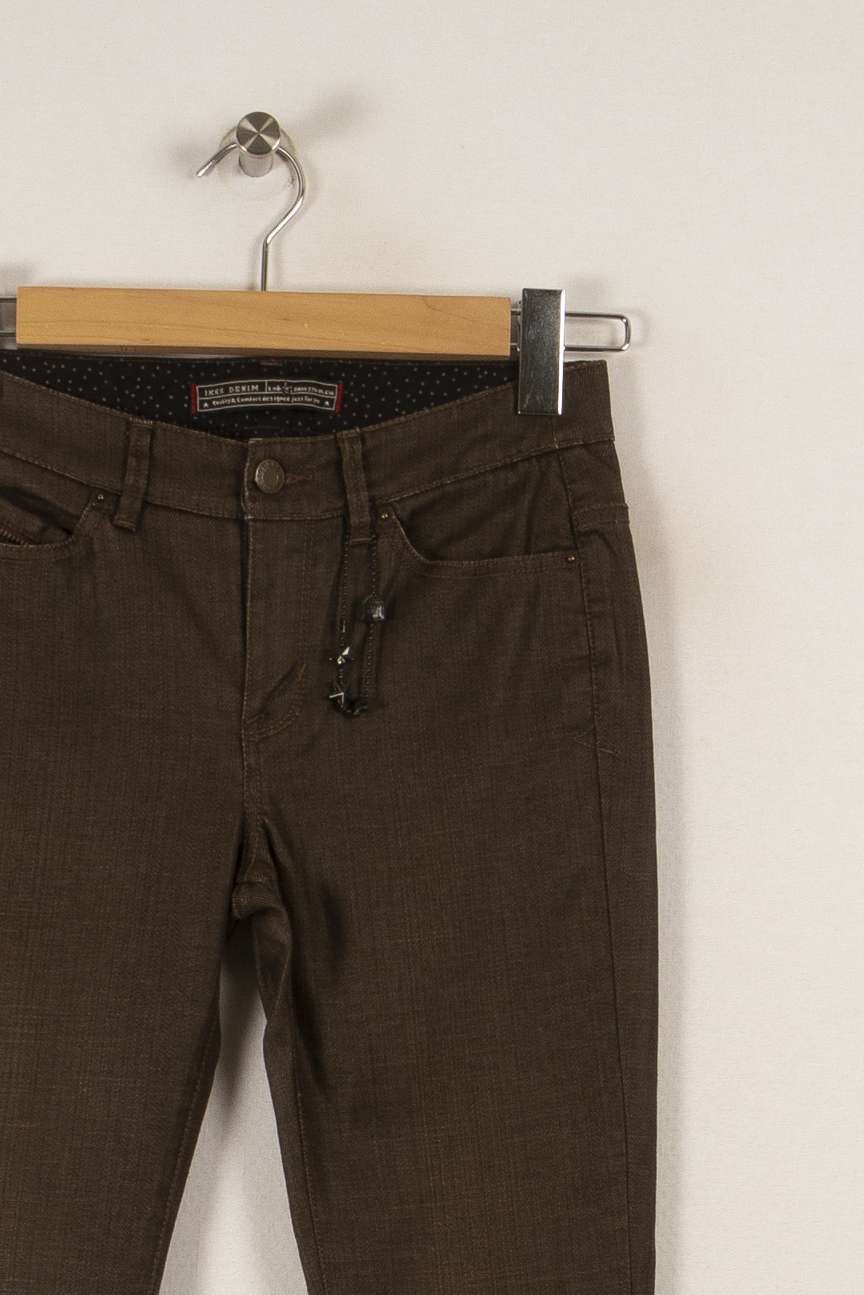 Jean Marron - Taille XS/34 de la marque IKKS | PARAD38768 - Vendu par Paradigme - Image 2