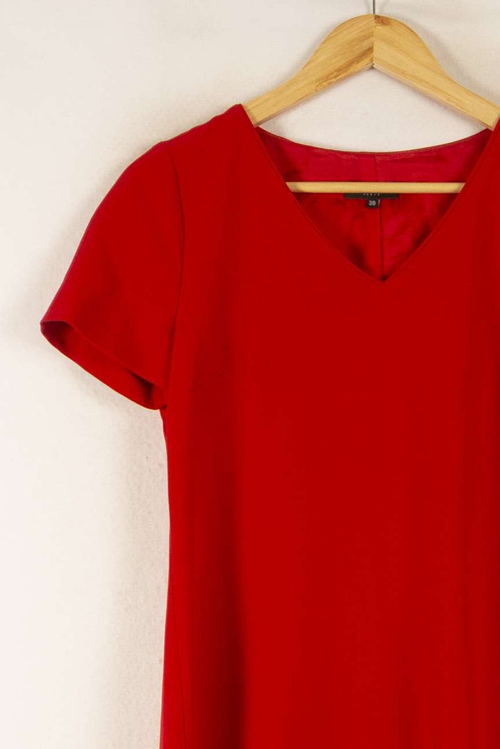 Robe Rouge - Taille M/38 de la marque Caroll | PARAD38794 - Vendu par Paradigme - Image 3