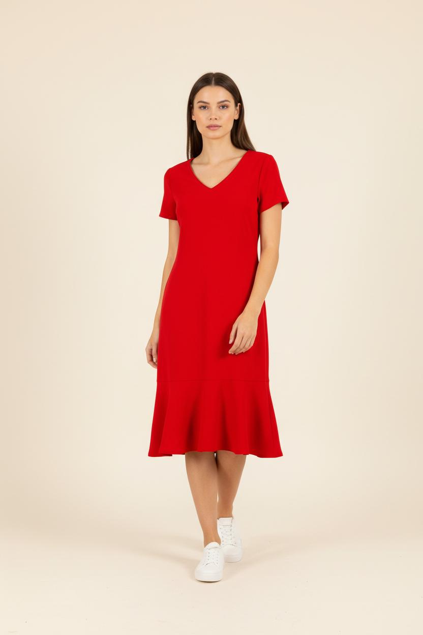 Robe Rouge - Taille M/38 de la marque Caroll | PARAD38794 - Vendu par Paradigme - Image 1