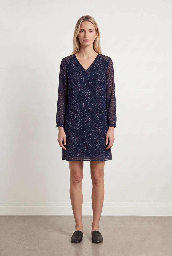 Robe bleue à motifs - Taille M/38 de la marque One Step | PARAD38795 - Vendu par Paradigme - Image 1