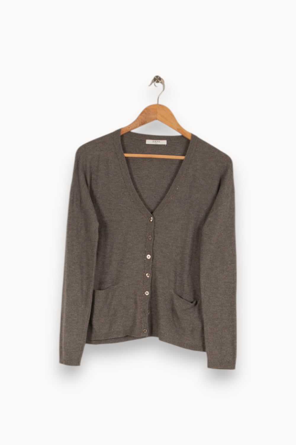 Cardigan gris - Taille M/38 de la marque ZAPA | PARAD38798 - Vendu par Paradigme - Image 1