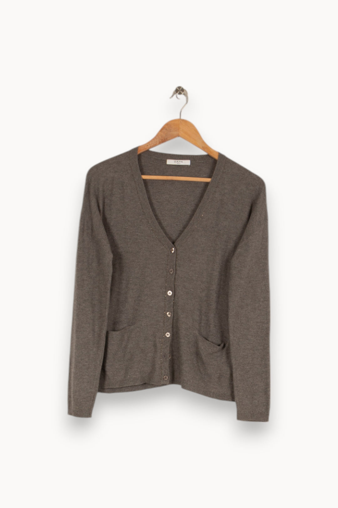 Cardigan gris - Taille M/38 de la marque ZAPA | PARAD38798 - Vendu par Paradigme - Image 1