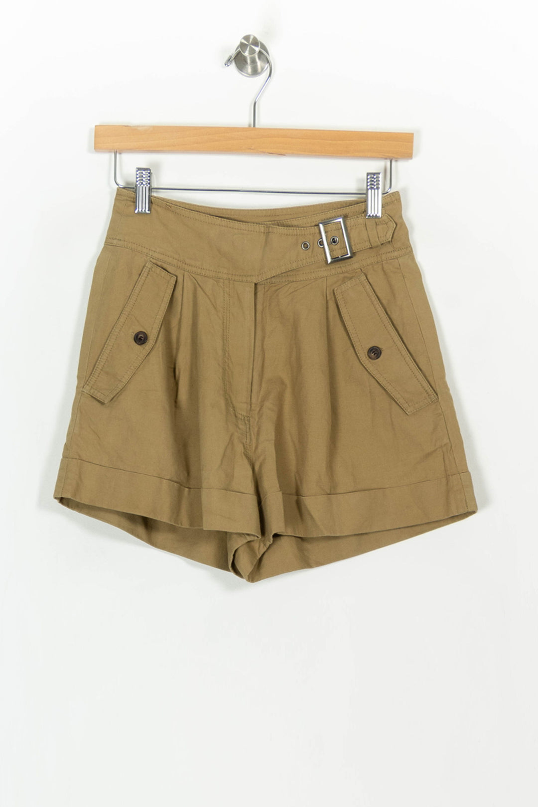 Short beige - Taille XS/34 de la marque Vanessa Bruno | PARAD38808 - Vendu par Paradigme - Image 2