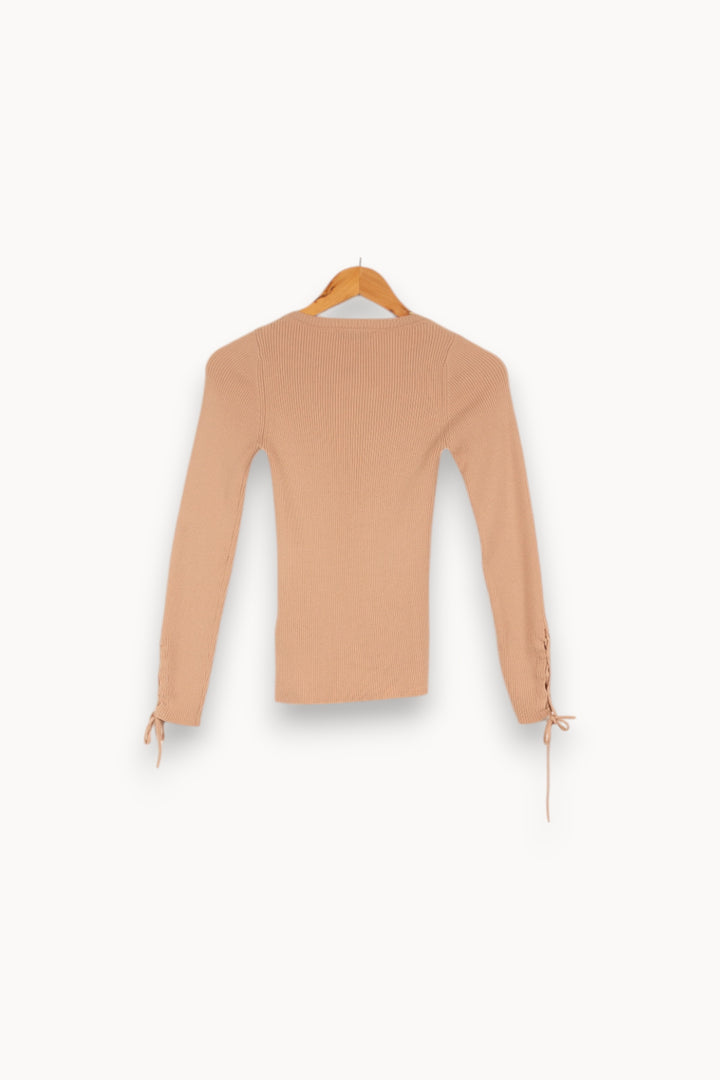 Pull Rose - Taille S/36 de la marque Sandro | PARAD38811 - Vendu par Paradigme - Image 3