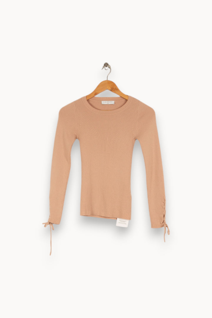 Pull Rose - Taille S/36 de la marque Sandro | PARAD38811 - Vendu par Paradigme - Image 1