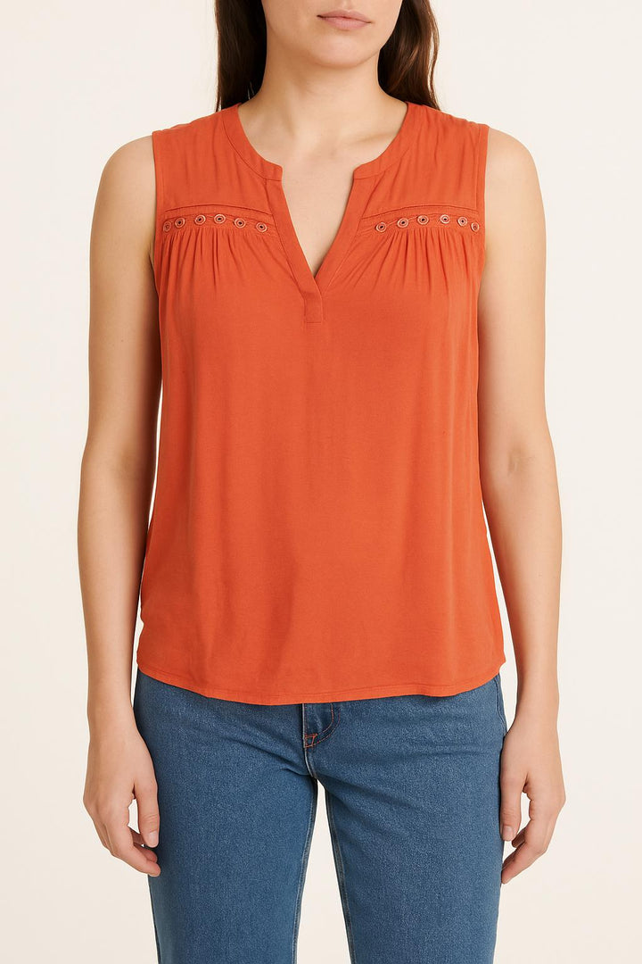 Top Rouge - Taille S/36 de la marque Bérénice | PARAD38822 - Vendu par Paradigme - Image 1