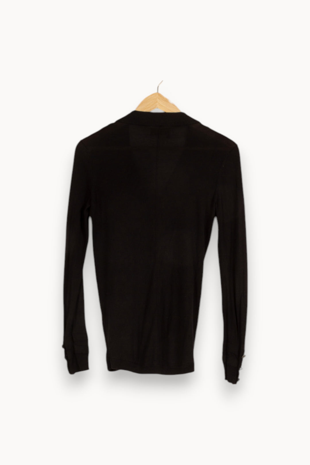 Gilet Noir - Taille S/36 de la marque The Kooples | PARAD38830 - Vendu par Paradigme - Image 3