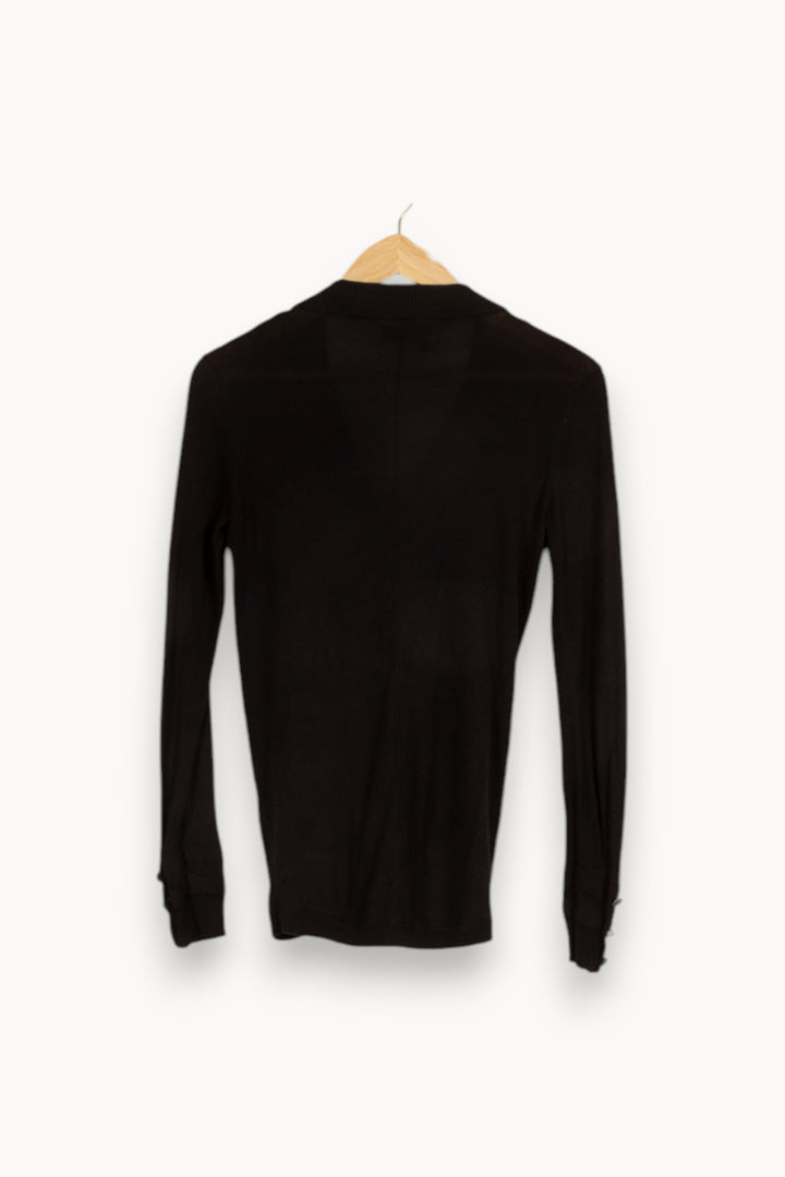 Gilet Noir - Taille S/36 de la marque The Kooples | PARAD38830 - Vendu par Paradigme - Image 3