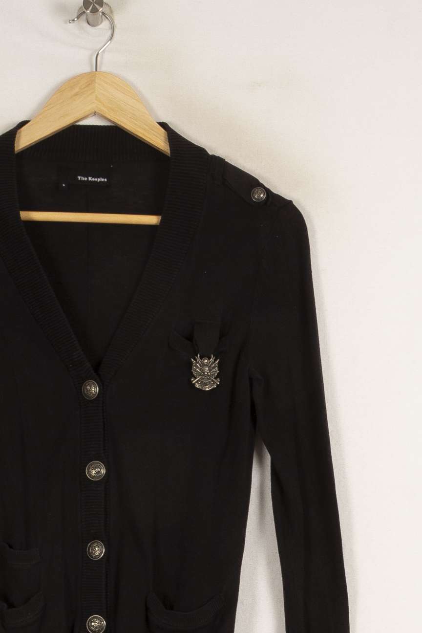 Gilet Noir - Taille S/36 de la marque The Kooples | PARAD38830 - Vendu par Paradigme - Image 2