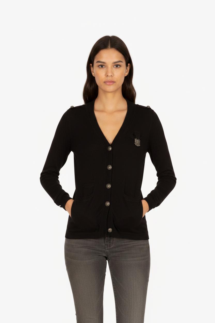 Gilet Noir - Taille S/36