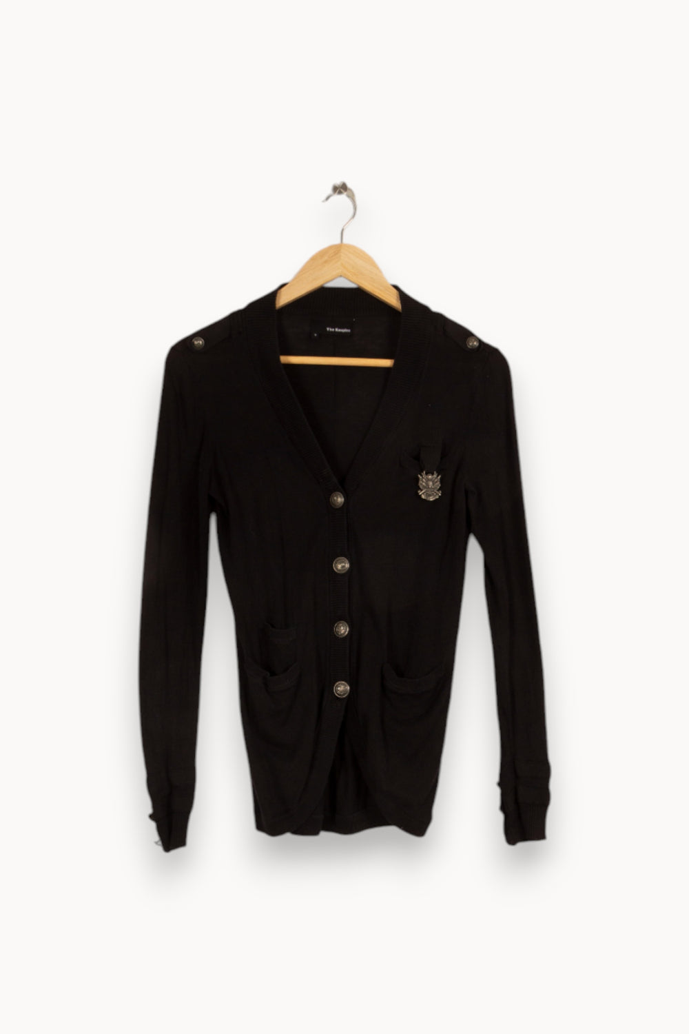 Gilet Noir - Taille S/36 de la marque The Kooples | PARAD38830 - Vendu par Paradigme - Image 1