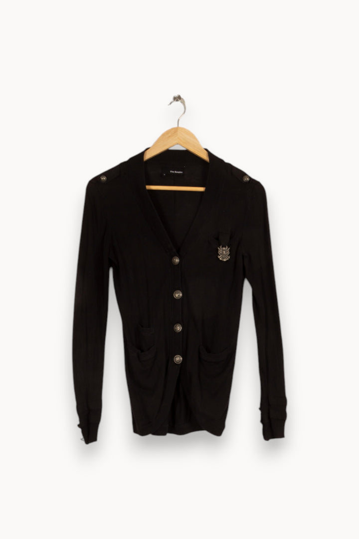 Gilet Noir - Taille S/36 de la marque The Kooples | PARAD38830 - Vendu par Paradigme - Image 1