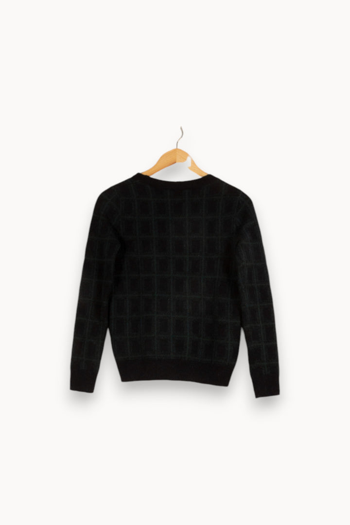 Pull vert et noir - Taille S/36 de la marque Comptoir des Cotonniers | PARAD38838 - Vendu par Paradigme - Image 3