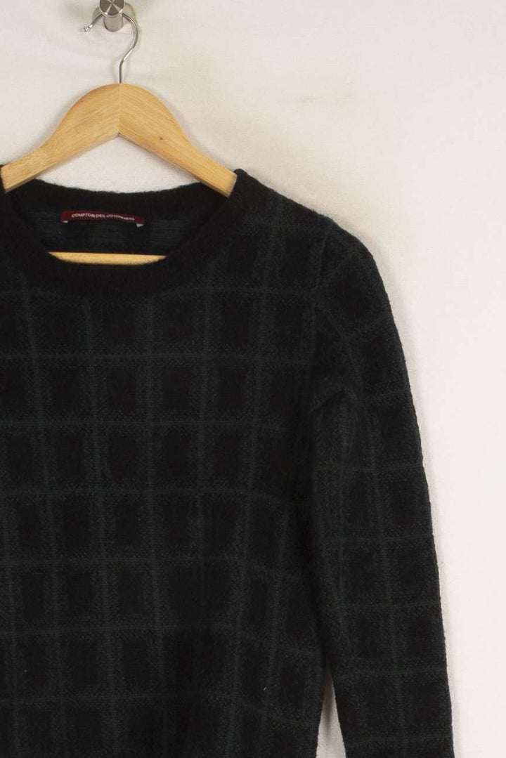 Pull vert et noir - Taille S/36 de la marque Comptoir des Cotonniers | PARAD38838 - Vendu par Paradigme - Image 2