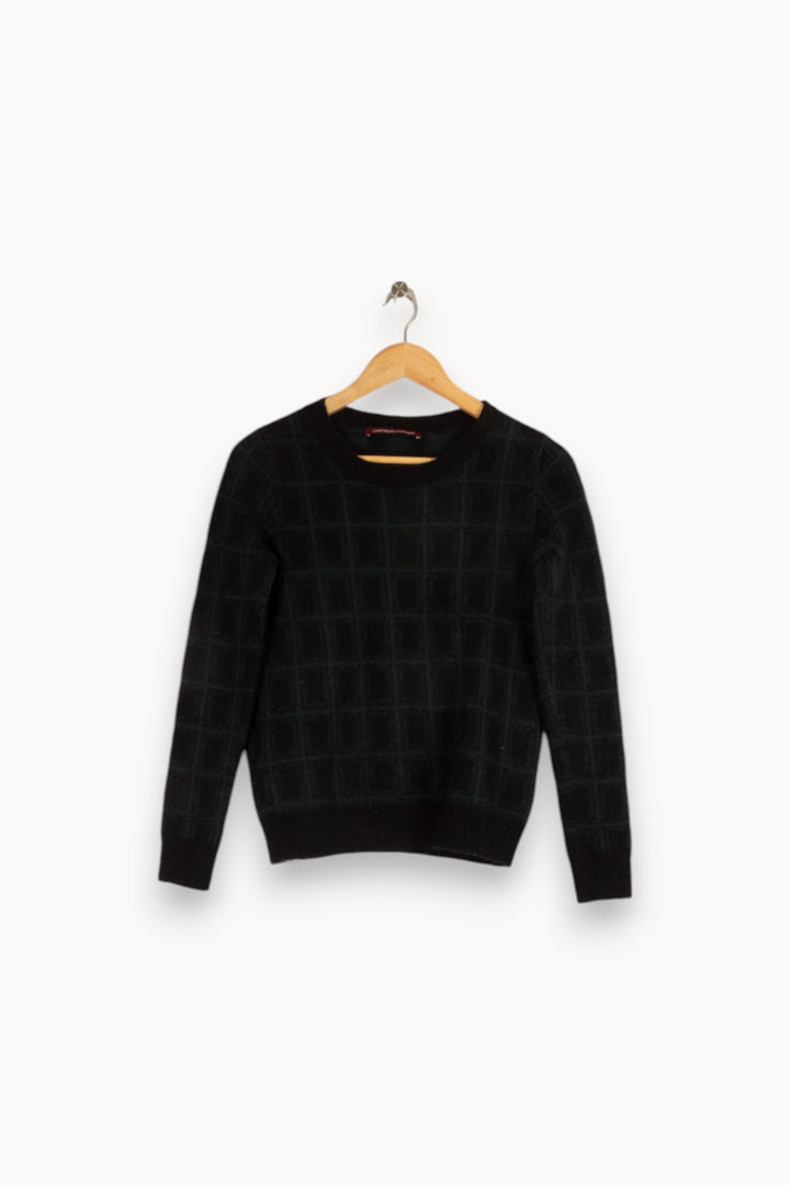 Pull vert et noir - Taille S/36 de la marque Comptoir des Cotonniers | PARAD38838 - Vendu par Paradigme - Image 1