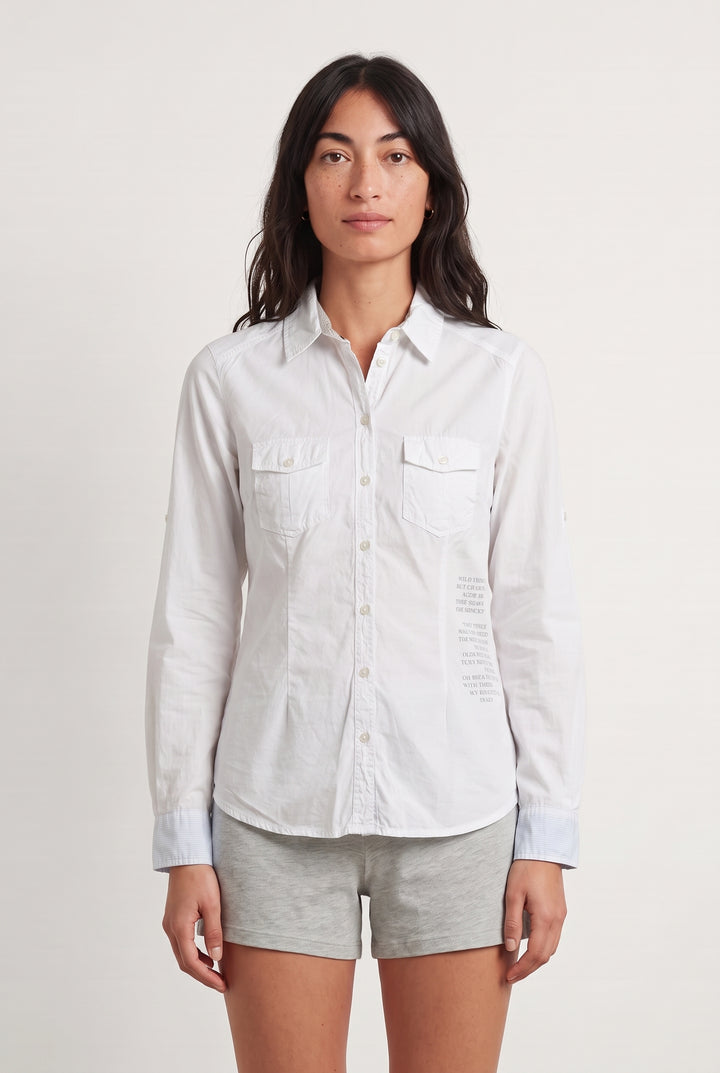 Chemise blanche - Taille S/36 de la marque IKKS | PARAD38875 - Vendu par Paradigme - Image 1