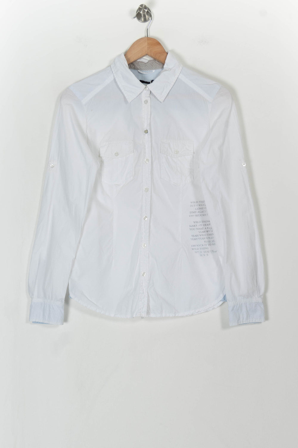 Chemise blanche - Taille S/36 de la marque IKKS | PARAD38875 - Vendu par Paradigme - Image 2