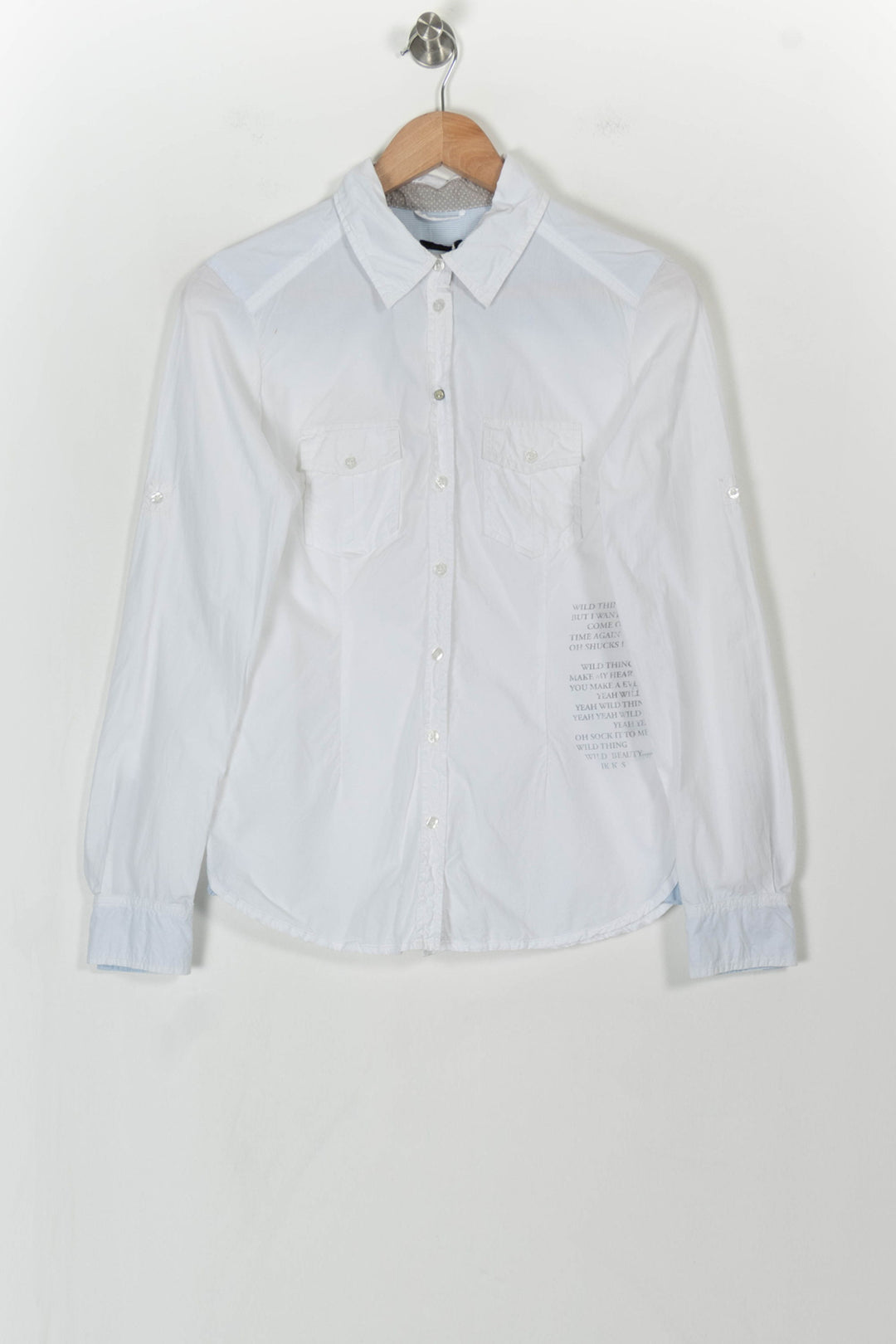 Chemise blanche - Taille S/36 de la marque IKKS | PARAD38875 - Vendu par Paradigme - Image 2