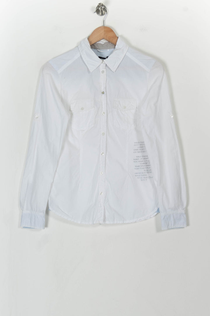 Chemise blanche - Taille S/36 de la marque IKKS | PARAD38875 - Vendu par Paradigme - Image 2