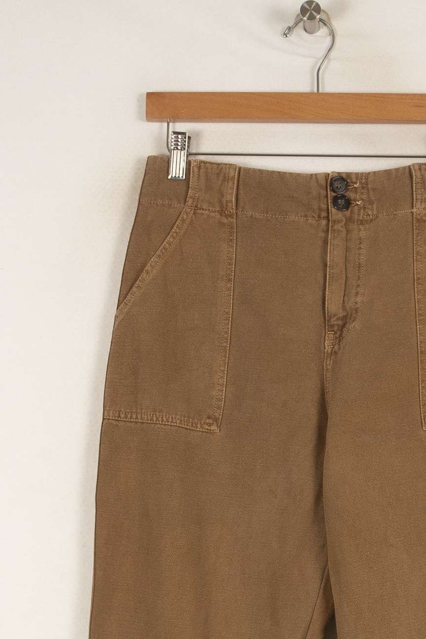 Jean beige/marron - Taille S/36 de la marque Léon & Harper | PARAD38893 - Vendu par Paradigme - Image 2