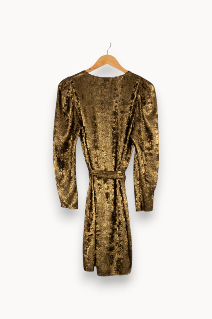 Robe dorée - Taille S/36 de la marque Des petits hauts | PARAD38898 - Vendu par Paradigme - Image 3